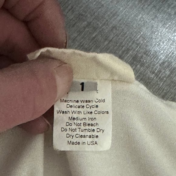 Ruby Jane Solid Tunic with Asymmetrical Hem Size 1 - Picture 6 of 6